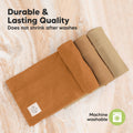 KeaBabies - KeaBabies 6-Pack Shea Burp Cloths: Terracotta
