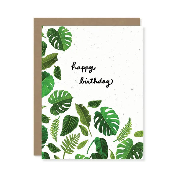 Plants Happy Birthday Plantable Wildflower Seed Card