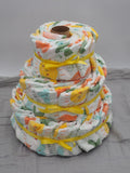 Medium DIY Decorate It Yourself Diaper Cake - Fanned