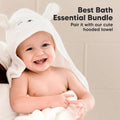 KeaBabies - 6-Pack Baby Wash Cloths: Hills