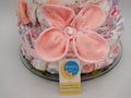 Some Bunny is Loved Diaper Cake Creation - Pink Stripes