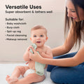 KeaBabies - 6-Pack Baby Wash Cloths: Hills