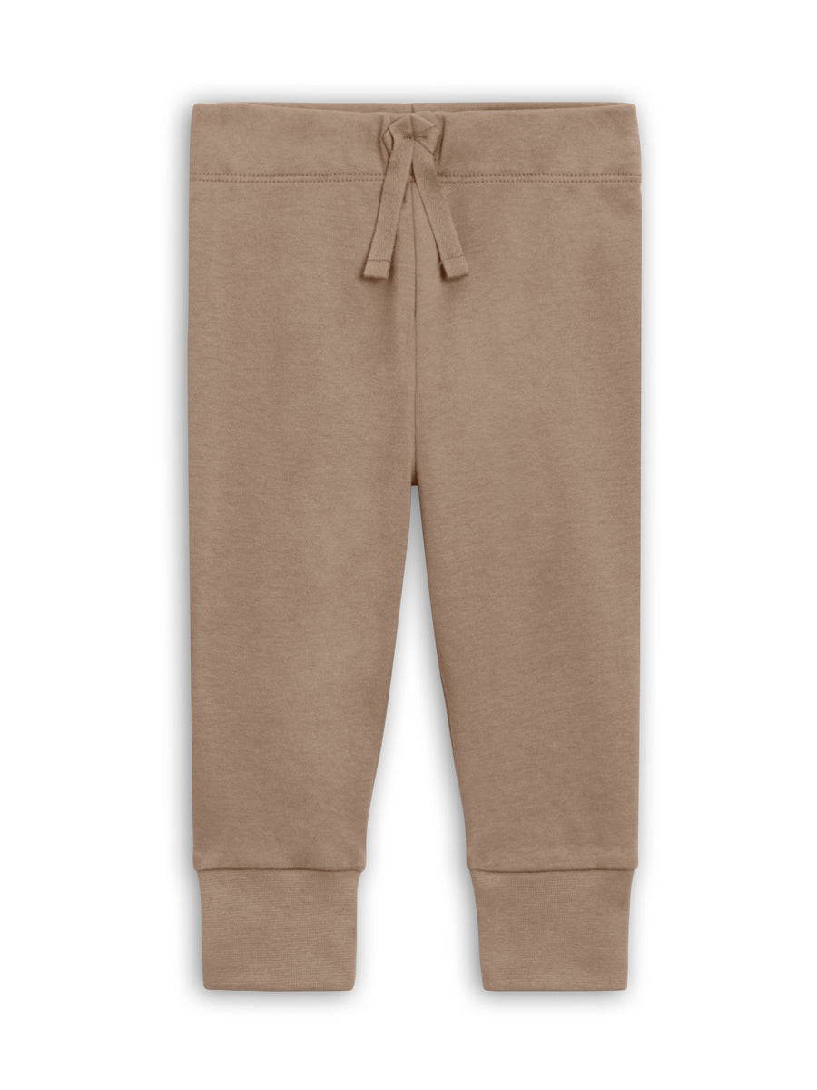 Colored Organics - Organic Baby and Kids Cruz Joggers - Truffle: 0-3M