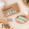 KeaBabies - 6-Pack Baby Wash Cloths: Hills