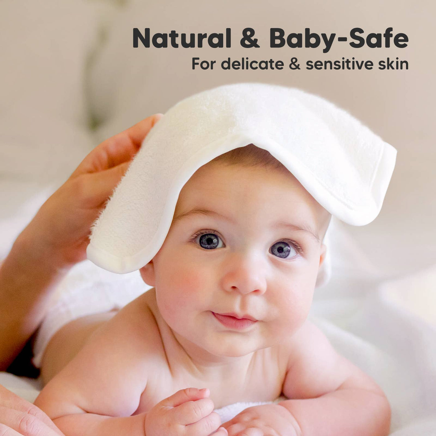 KeaBabies - 6-Pack Baby Wash Cloths
