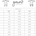 Goumi Grow with You Footie + Loose Fit - Rose - Size 0-3 Months