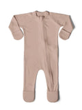 Goumi Grow with You Footie + Loose Fit - Rose - Size 0-3 Months