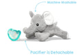 RaZbuddy Elfy Elephant Paci/Teether Holder