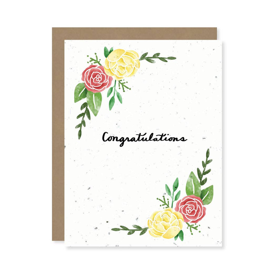 Thoughtful Human - Congratulations Plantable Wildflower Seed Card