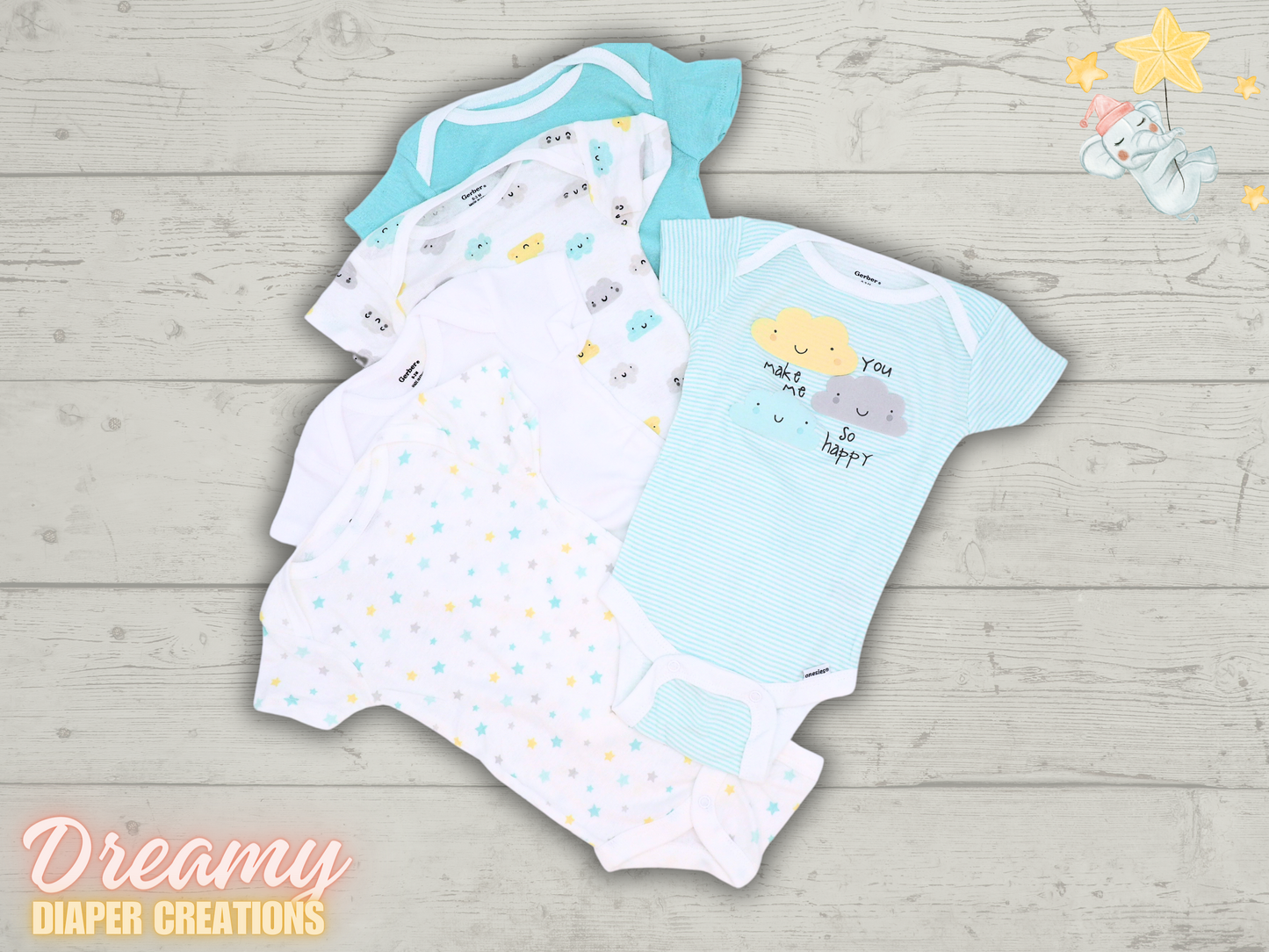 Bright Skies Onesies Bouquet