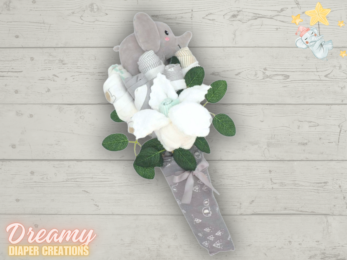 Elephant Onesie Bouquet