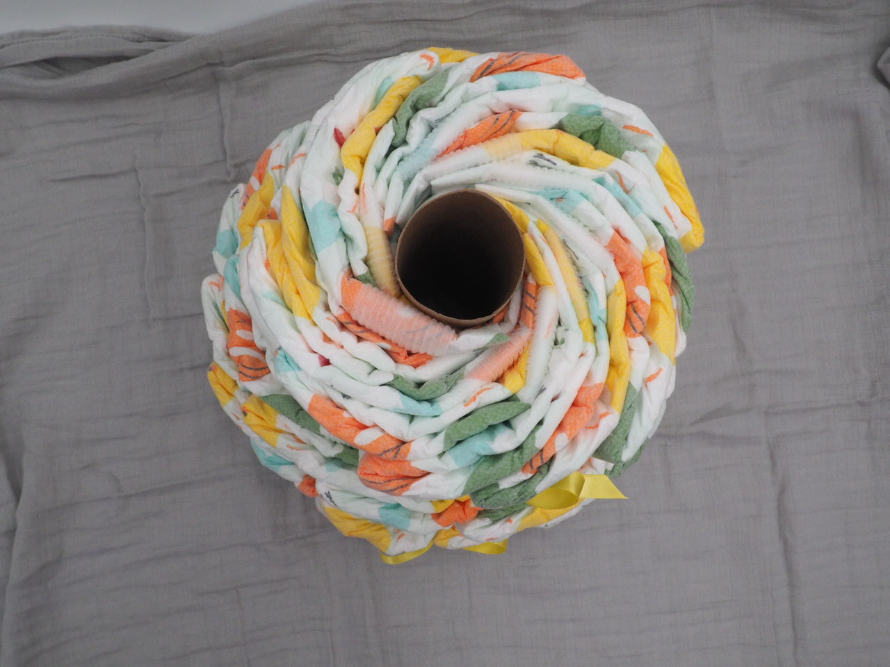 Medium DIY Decorate It Yourself Diaper Cake - Fanned