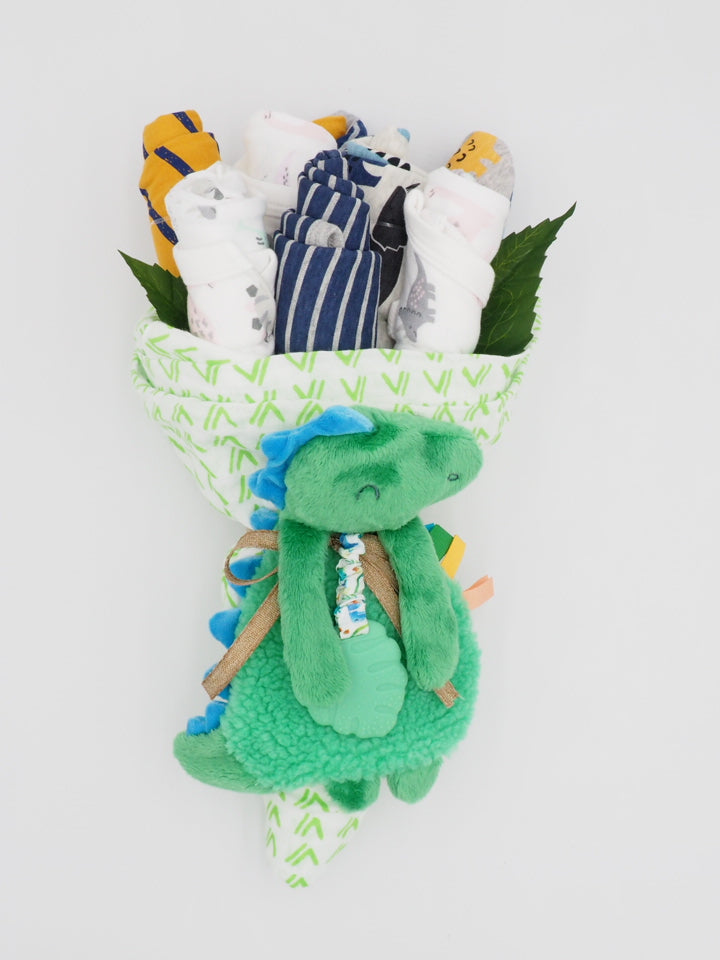 Dinosaur Baby Boy Onesie Bouquet