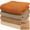 KeaBabies - KeaBabies Lumi Muslin Swaddle Blankets: Spice