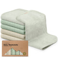 KeaBabies - 6-Pack Baby Wash Cloths: Hills
