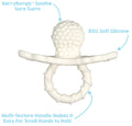 RaZbuddy Elfy Elephant Paci/Teether Holder