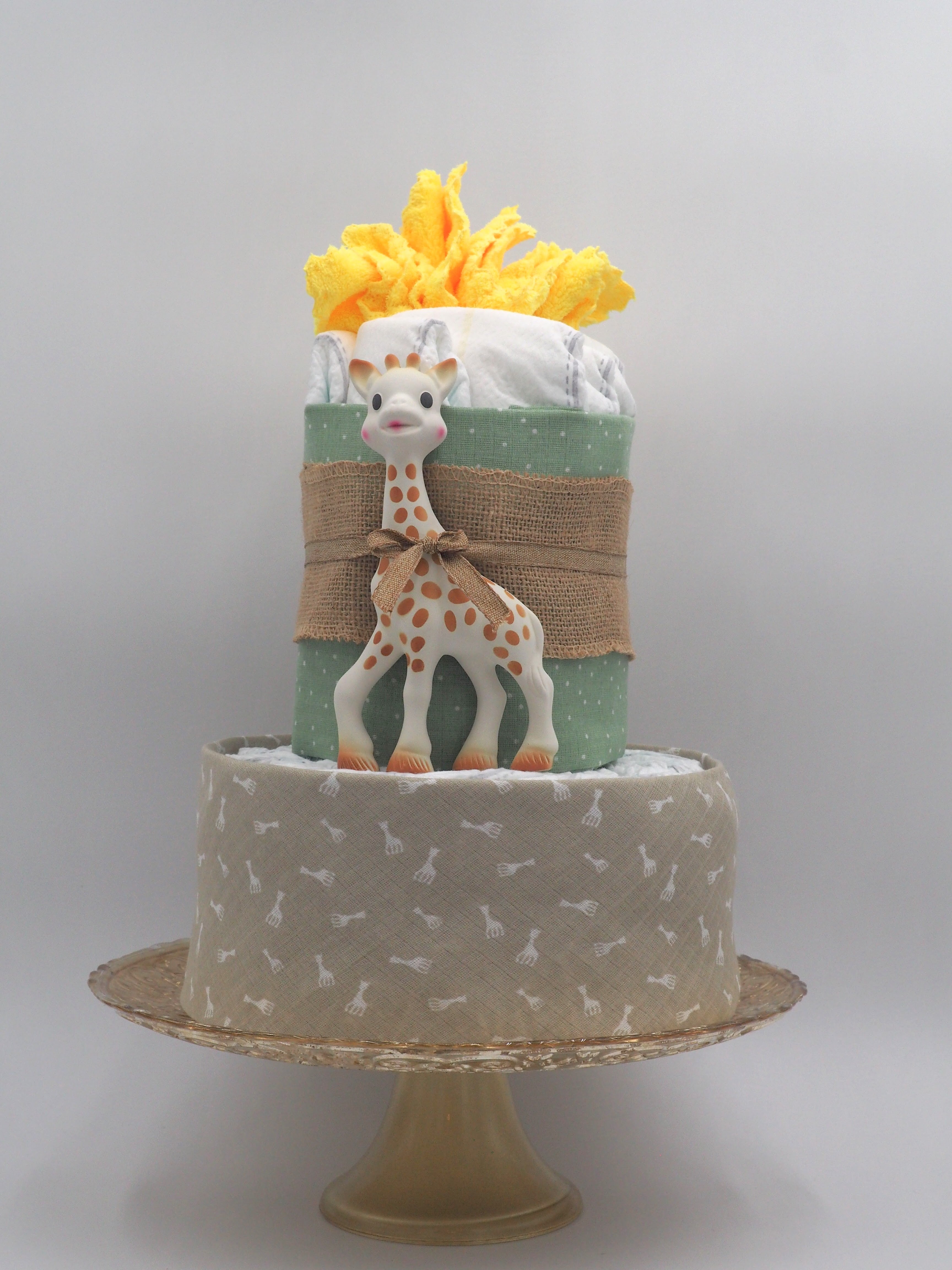Diaper Cake & “Rose” Flower Pots – Baby Shower Ideas 4U