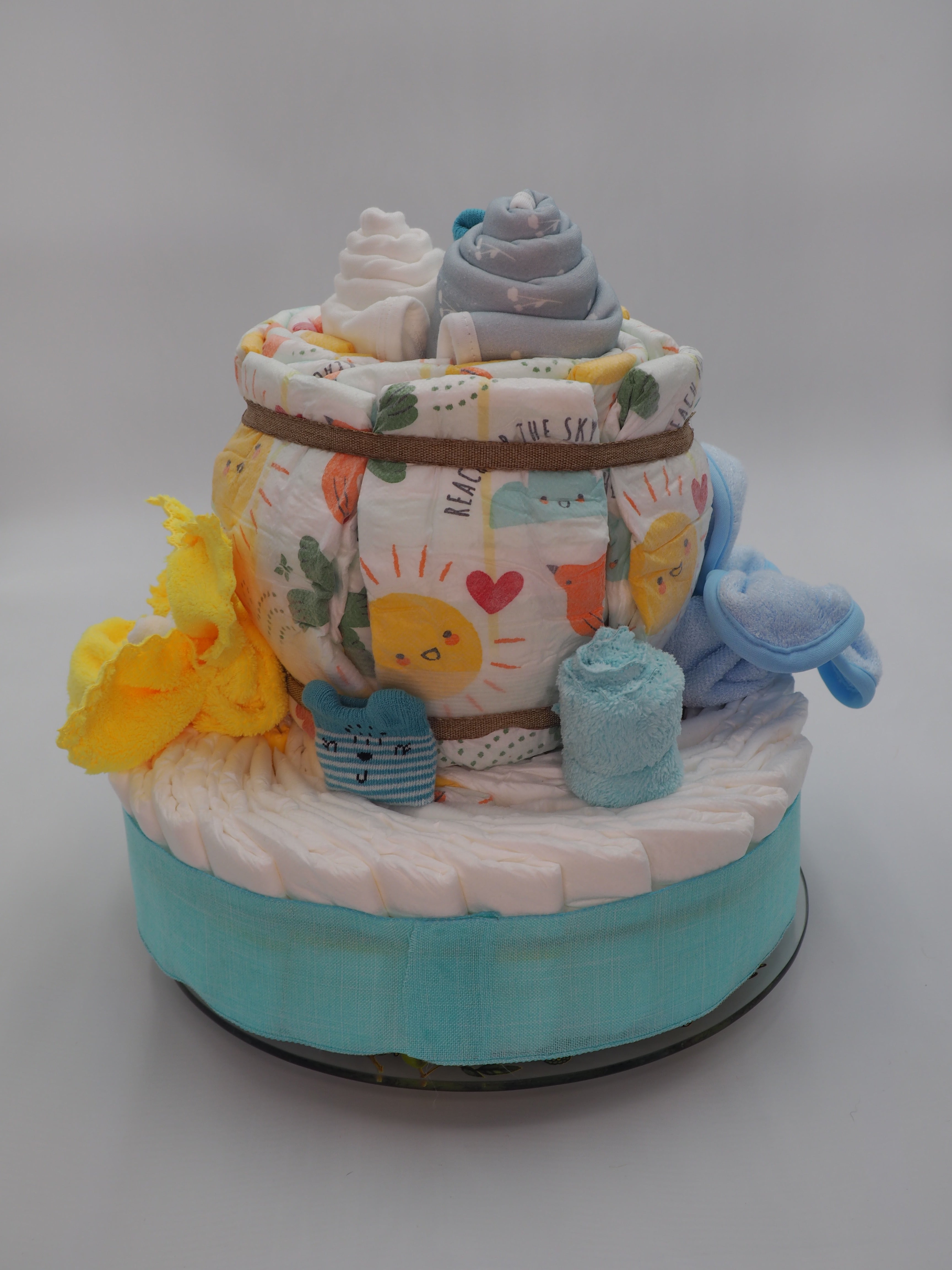 Spring Blooms Diaper Cake