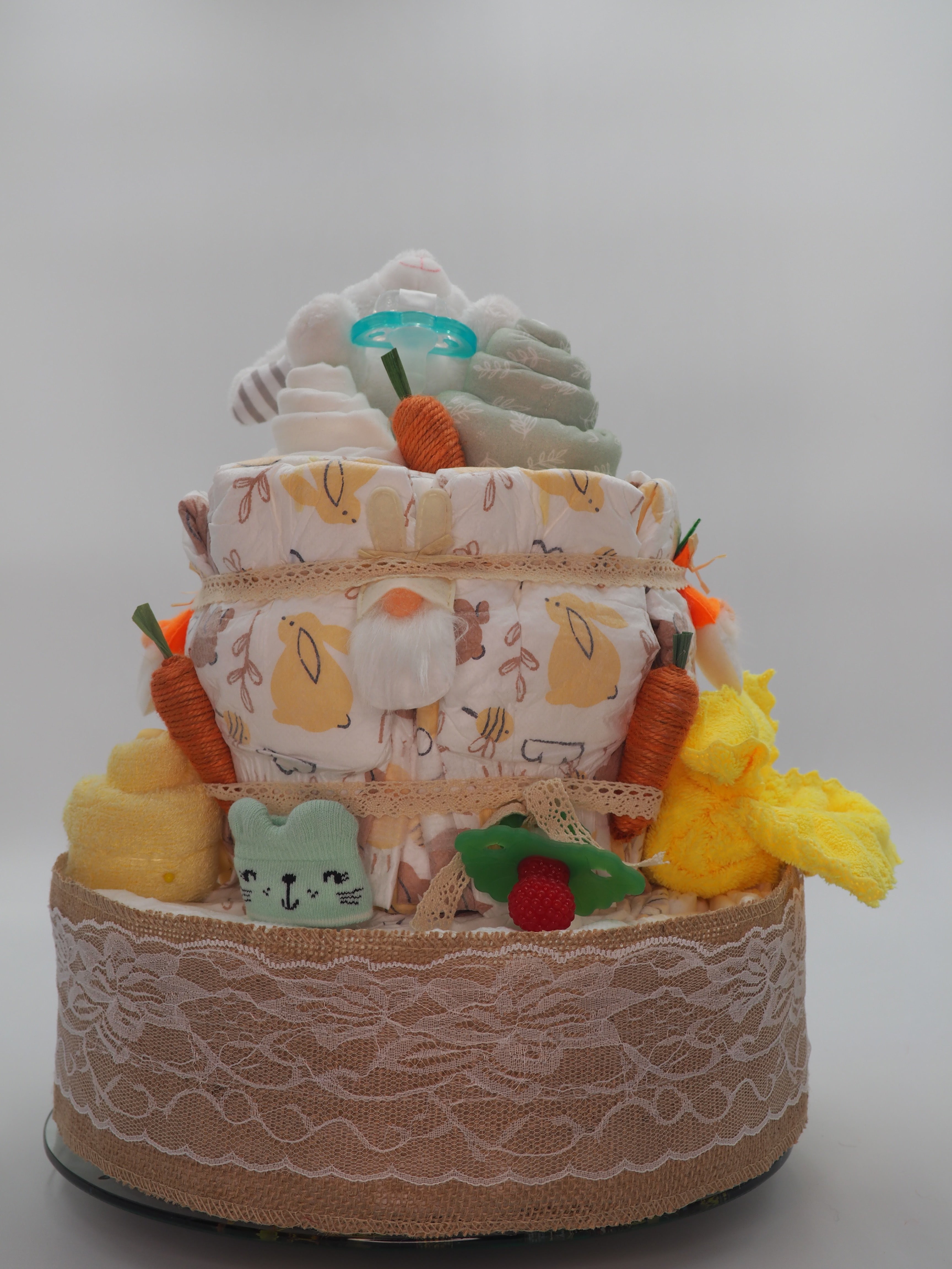 Some Bunny is Loved Gender Neutral Diaper Cake