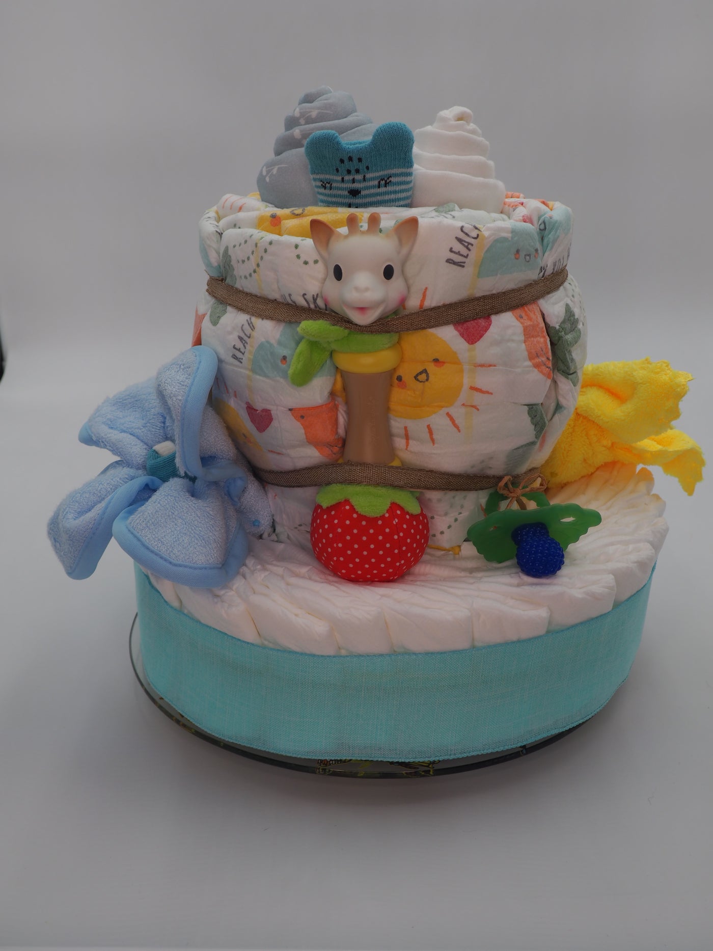 Spring Blooms Diaper Cake