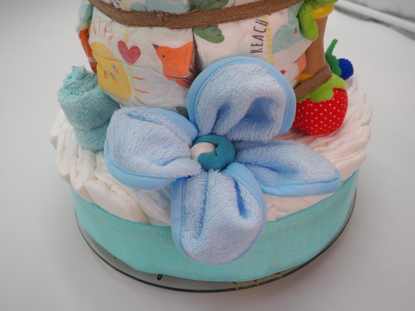 Spring Blooms Diaper Cake